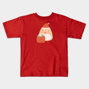 Santa Mochi Duck Kids T-Shirt